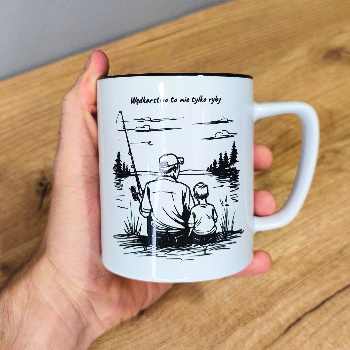 Kubek wędkarski - Wędkarstwo to nie tylko ryby