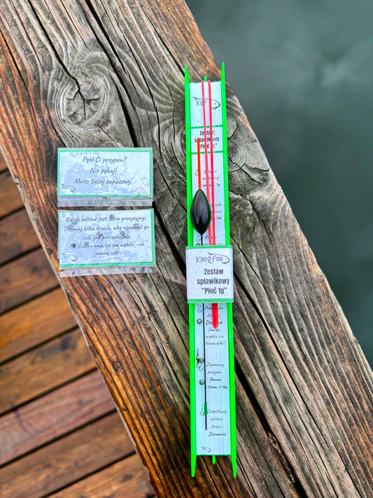 Zestaw spławikowy Kris&Fish - "Płoć 1 g"